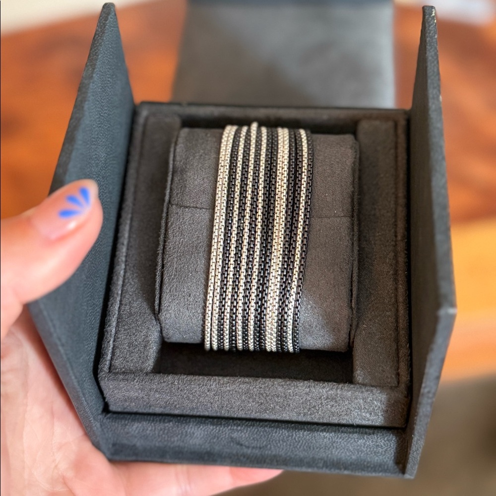David Yurman Box Chain Multi-Row Bracelet